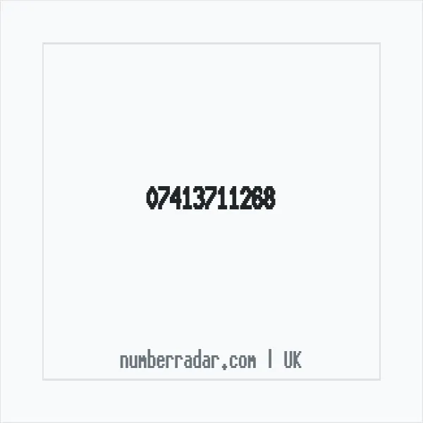Reverse number check for +44 7413 711268 — who called me?