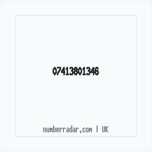Reverse number check for +44 7413 801346 — who called me?