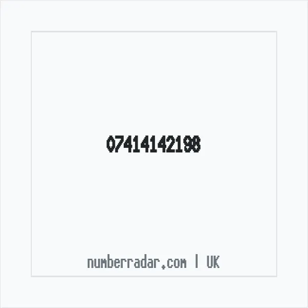Reverse number check for +44 7414 142198 — who called me?