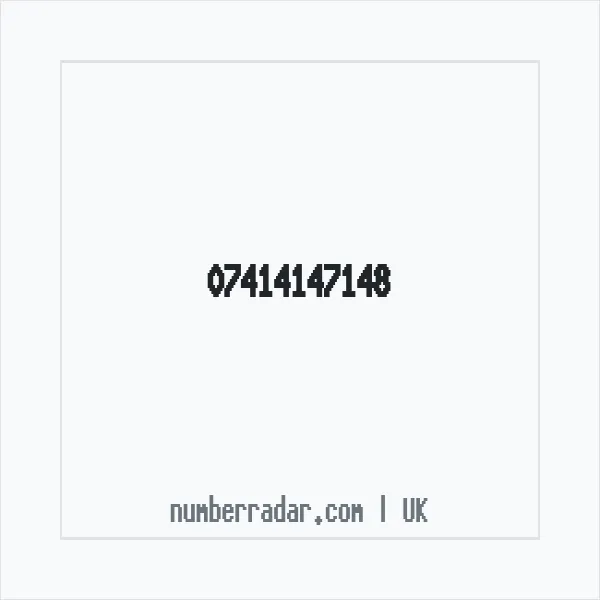 Reverse number check for +44 7414 147148 — who called me?