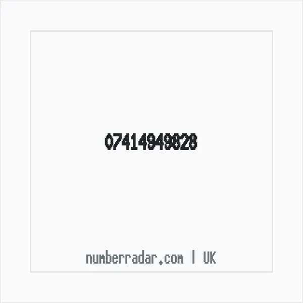 Reverse number check for +44 7414 949828 — who called me?
