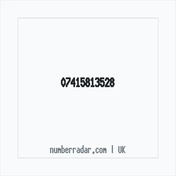 Reverse number check for +44 7415 813528 — who called me?