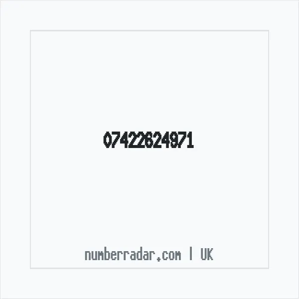 Reverse number check for +44 7422 624971 — who called me?