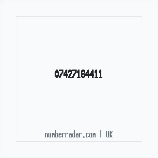 Reverse number check for +44 7427 164411 — who called me?