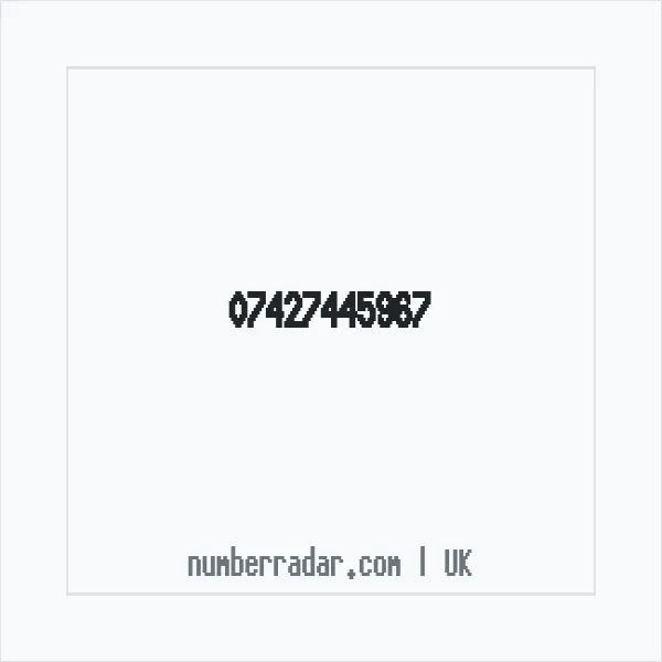 Reverse number check for +44 7427 445967 — who called me?