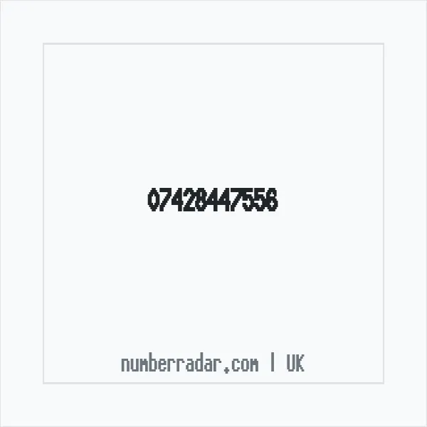 Reverse number check for +44 7428 447556 — who called me?