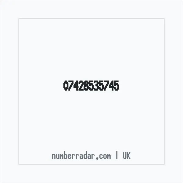 Reverse number check for +44 7428 535745 — who called me?