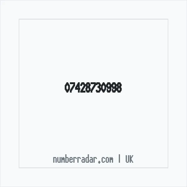 Reverse number check for +44 7428 730998 — who called me?