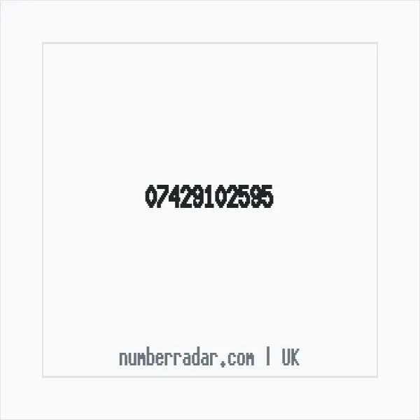Reverse number check for +44 7429 102595 — who called me?