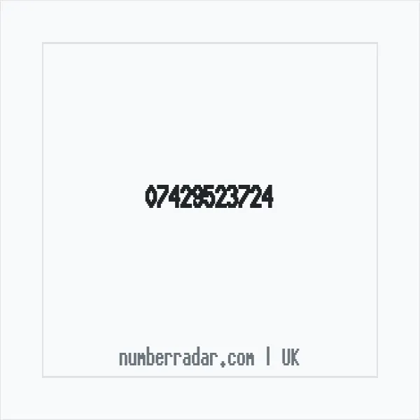 Reverse number check for +44 7429 523724 — who called me?