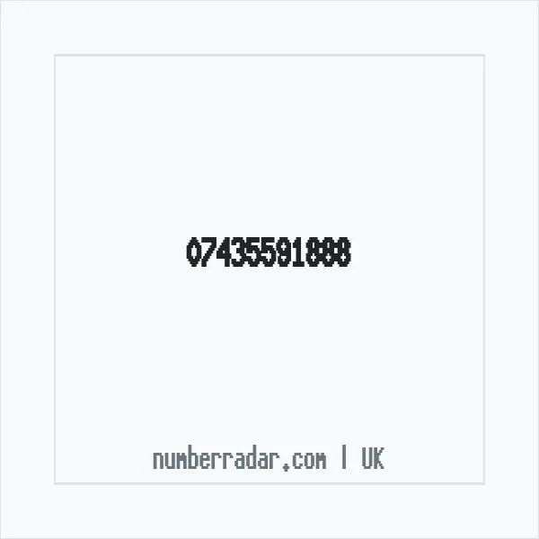 Reverse number check for +44 7435 591888 — who called me?