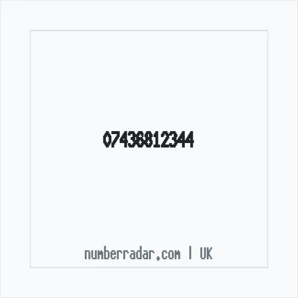 Reverse number check for +44 7436 812344 — who called me?