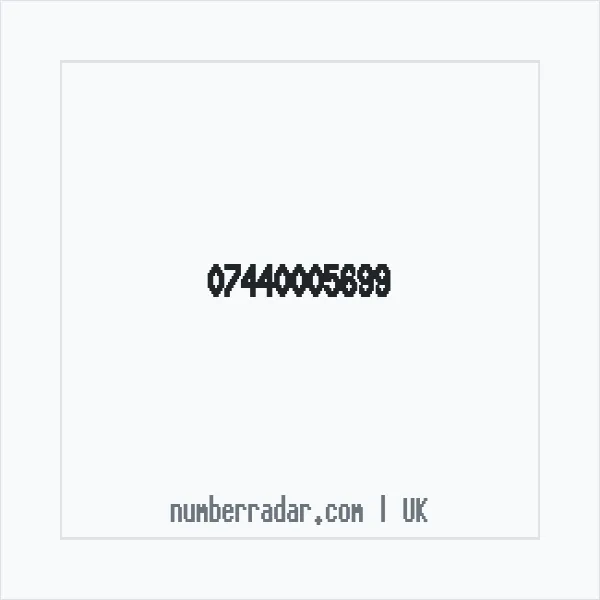 Reverse number check for +44 7440 005699 — who called me?