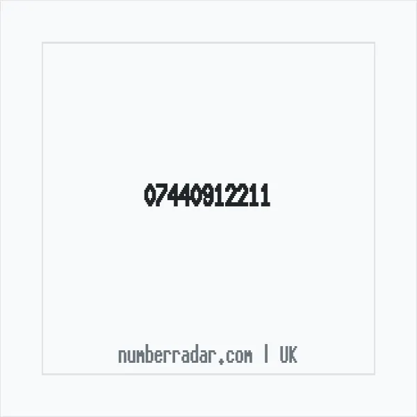 Reverse number check for +44 7440 912211 — who called me?