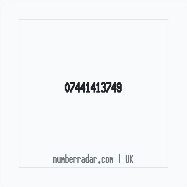 Reverse number check for +44 7441 413749 — who called me?