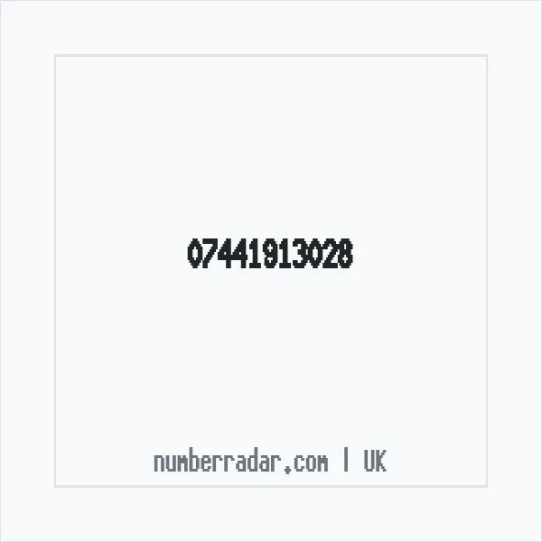 Reverse number check for +44 7441 913028 — who called me?