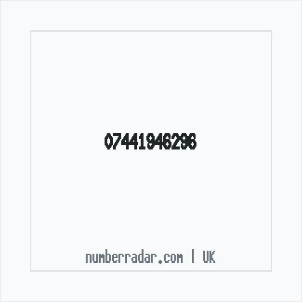 Reverse number check for +44 7441 946296 — who called me?