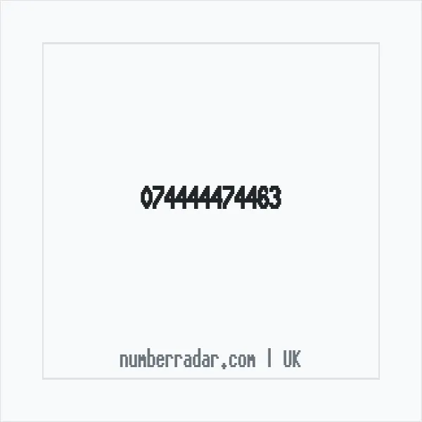 Reverse number check for +44 (7444) 447-446 — who called me?