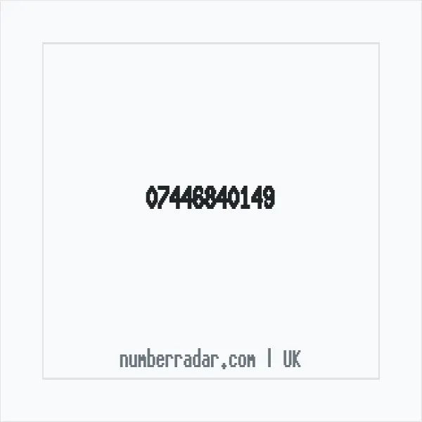 Reverse number check for +44 7446 840149 — who called me?