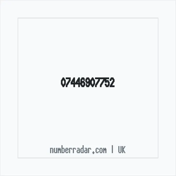 Reverse number check for +44 7446 907752 — who called me?