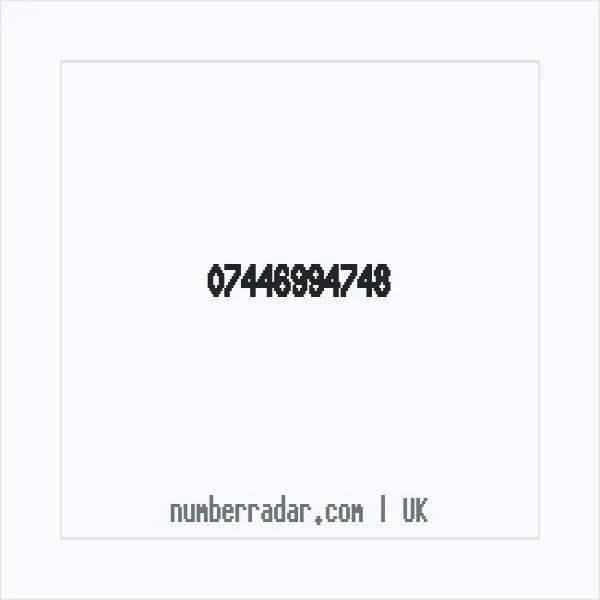 Reverse number check for +44 7446 994748 — who called me?