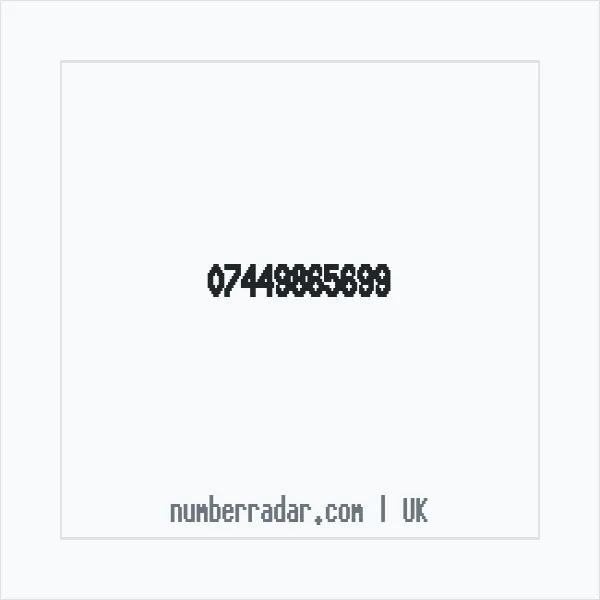 Reverse number check for +44 7449 865699 — who called me?