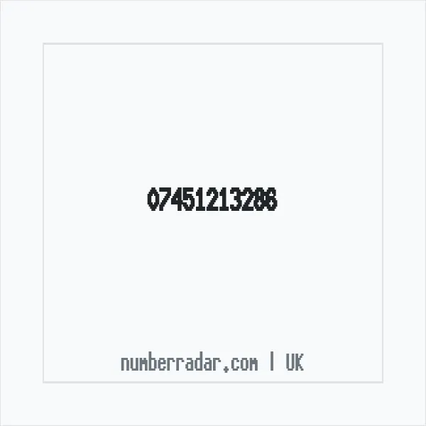 Reverse number check for +44 7451 213286 — who called me?