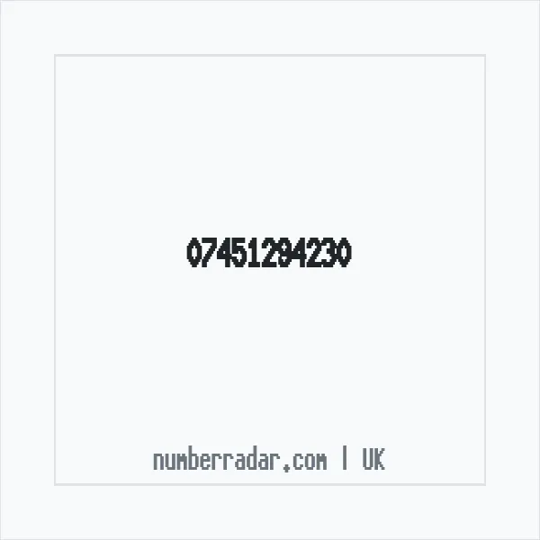 Reverse number check for +44 7451 294230 — who called me?