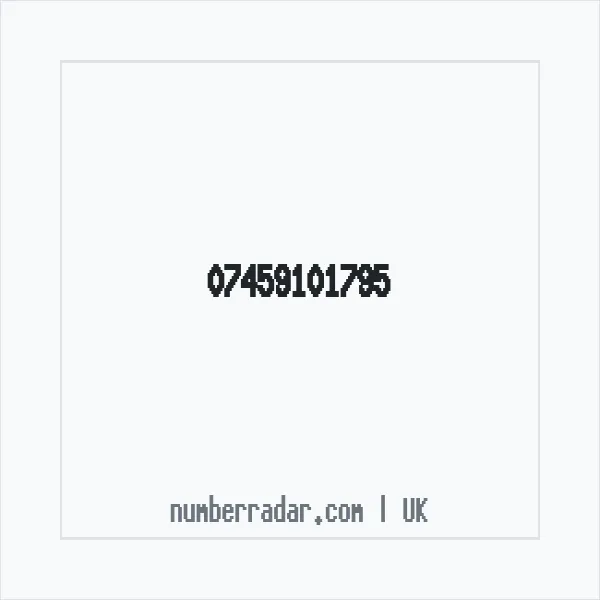 Reverse number check for +44 7459 101795 — who called me?