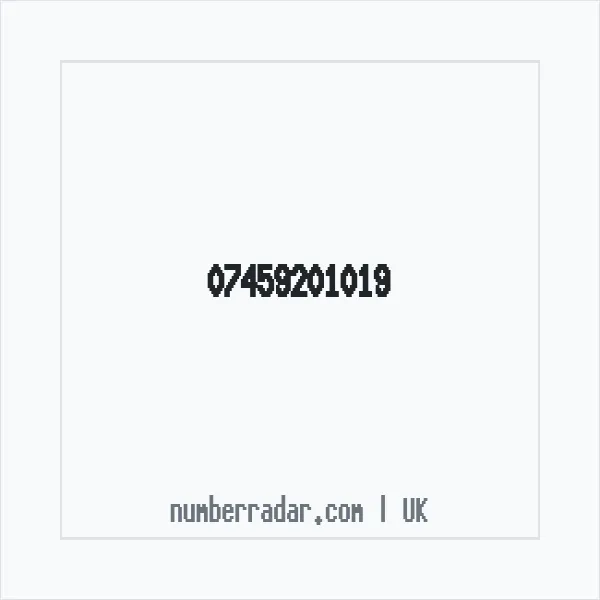 Reverse number check for +44 7459 201019 — who called me?