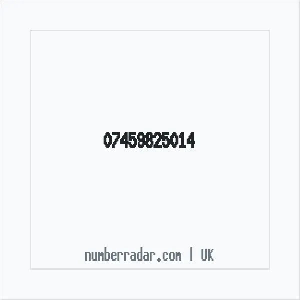 Reverse number check for +44 7459 825014 — who called me?