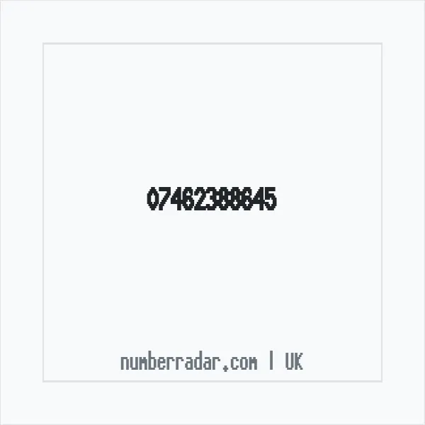 Reverse number check for +44 7462 388645 — who called me?