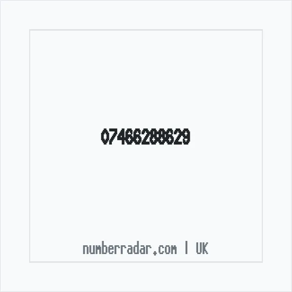 Reverse number check for +44 7466 288629 — who called me?
