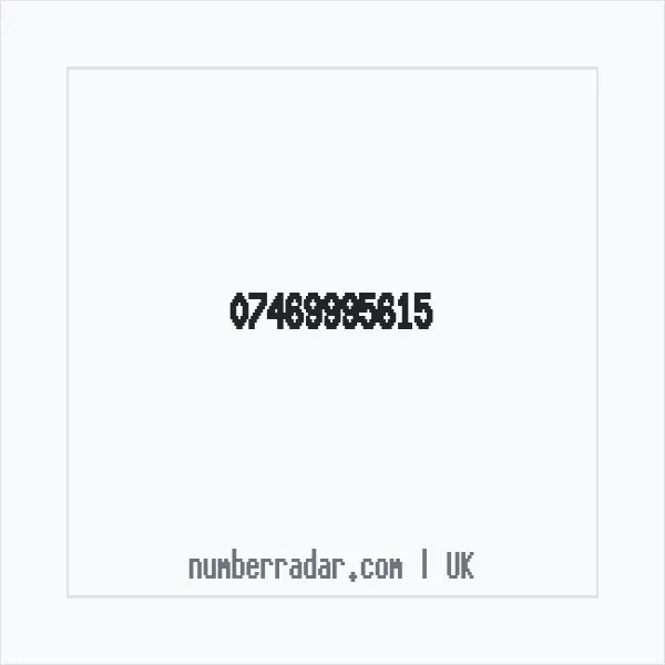 Reverse number check for +44 7469 995615 — who called me?
