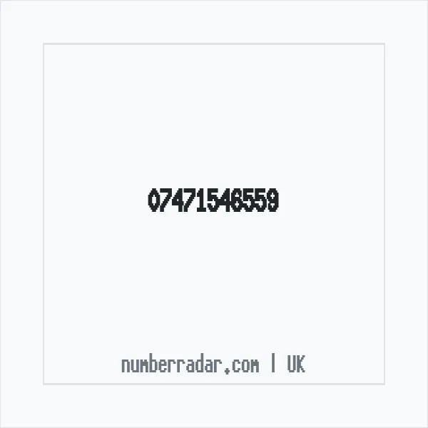 Reverse number check for +44 7471 546559 — who called me?