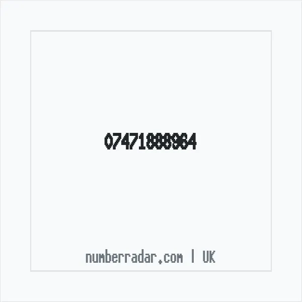 Reverse number check for +44 7471 888964 — who called me?