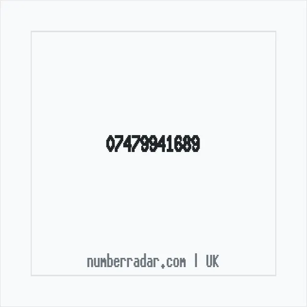 Reverse number check for +44 7479 941689 — who called me?