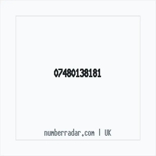 Reverse number check for +44 7480 138181 — who called me?
