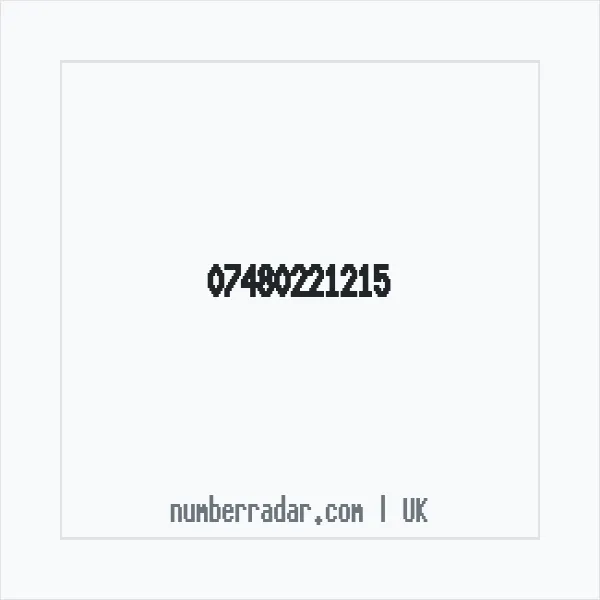 Reverse number check for +44 7480 221215 — who called me?