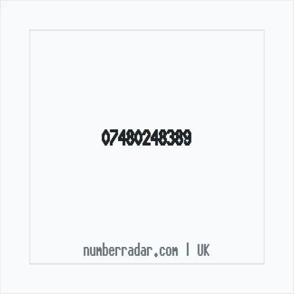 Reverse number check for +44 7480 248389 — who called me?