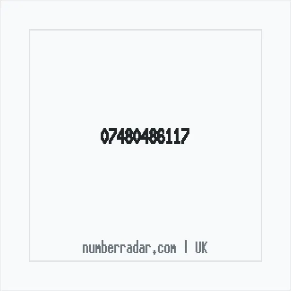 Reverse number check for +44 7480 486117 — who called me?