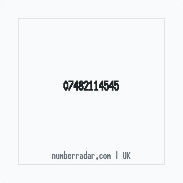 Reverse number check for +44 7482 114545 — who called me?