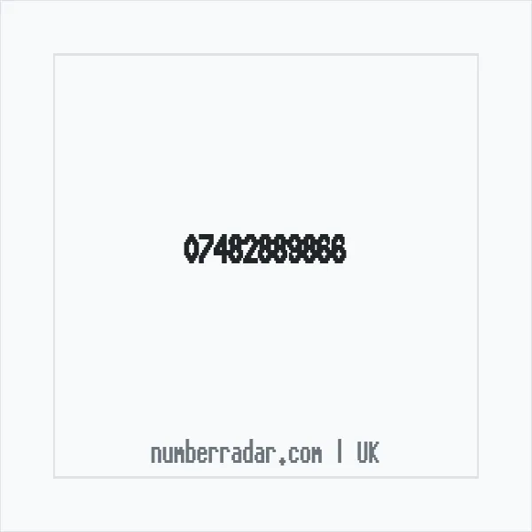 Reverse number check for +44 7482 889866 — who called me?