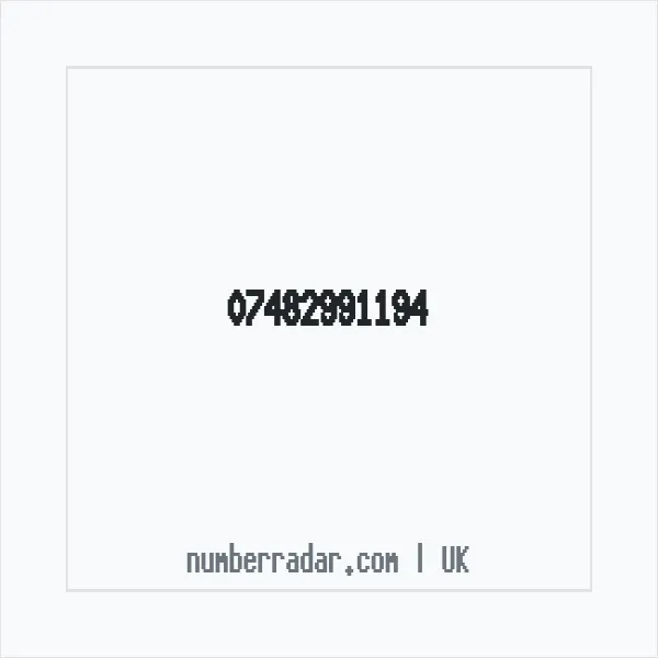 Reverse number check for +44 7482 991194 — who called me?
