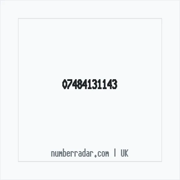 Reverse number check for +44 7484 131143 — who called me?