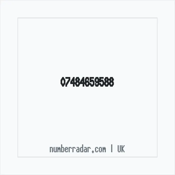 Reverse number check for +44 7484 659588 — who called me?