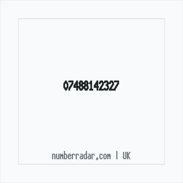 Reverse number check for +44 7488 142327 — who called me?