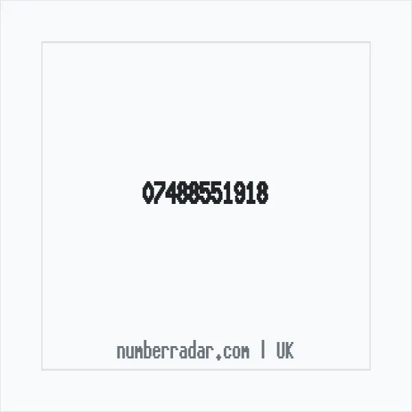 Reverse number check for +44 7488 551918 — who called me?