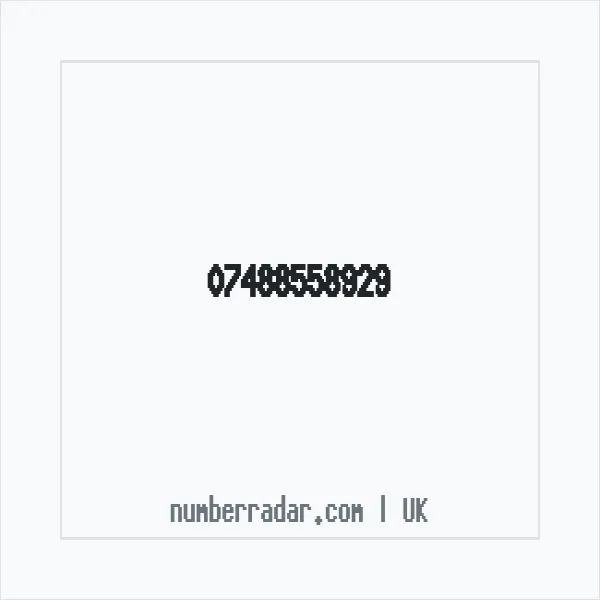 Reverse number check for +44 7488 558929 — who called me?