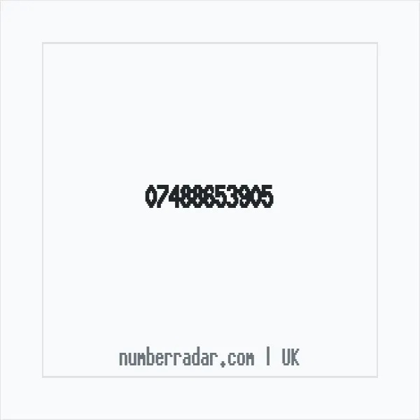Reverse number check for +44 7488 653905 — who called me?